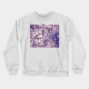 Lilac Fractal Pattern Crewneck Sweatshirt